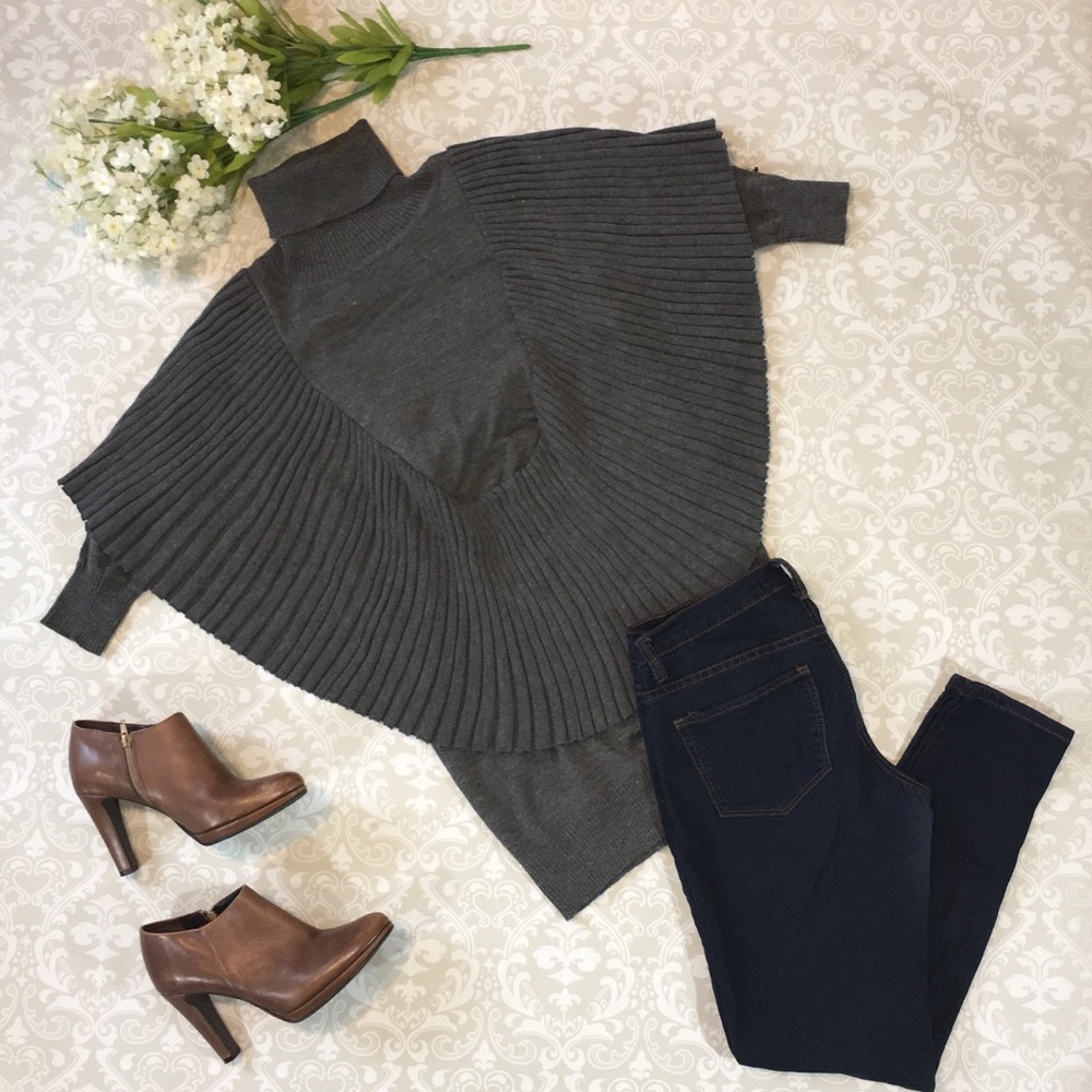 G By GRACIA ⚜️Turtleneck Batwing Sweater